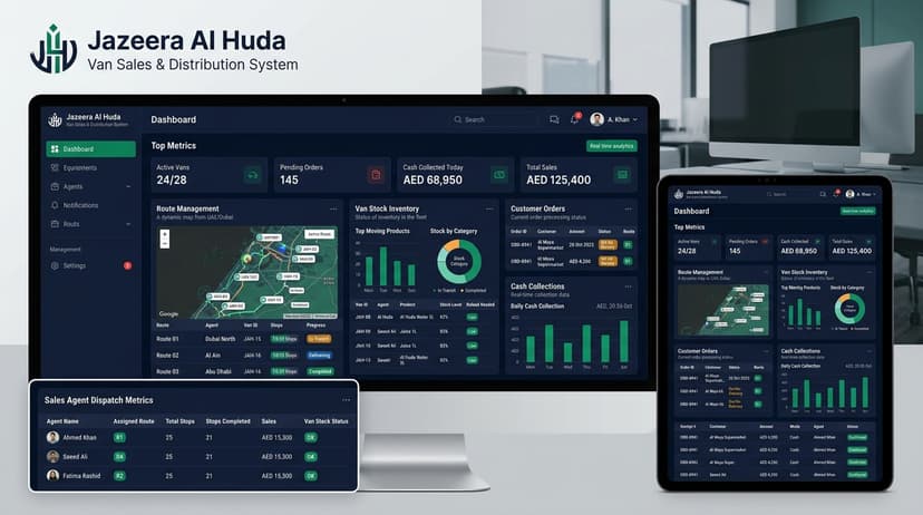 Van Sales Dashboard & Metrics
